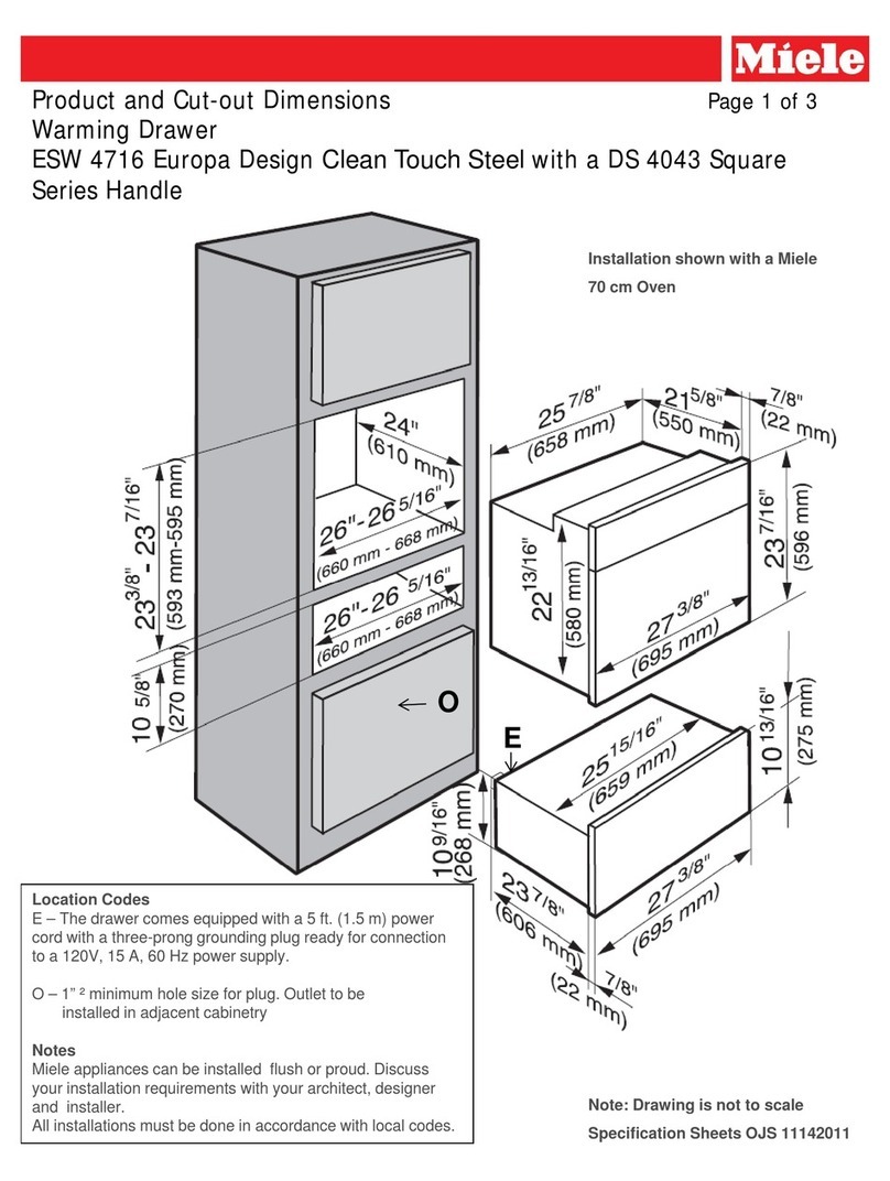 Miele ESW 4716 manual