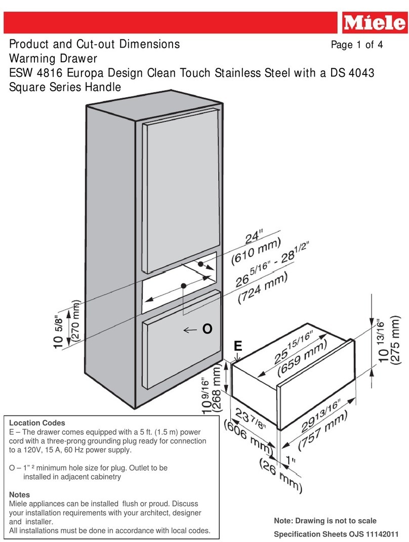 Miele ESW 4816 specification