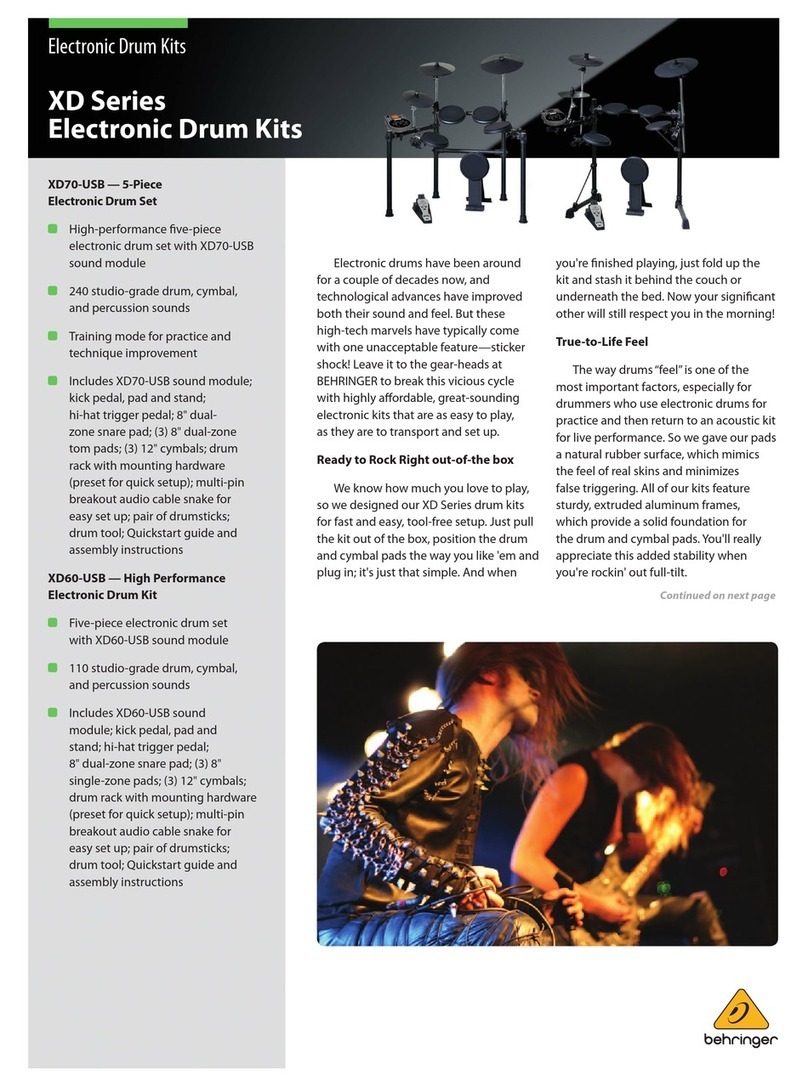 Behringer XD8USB brochure