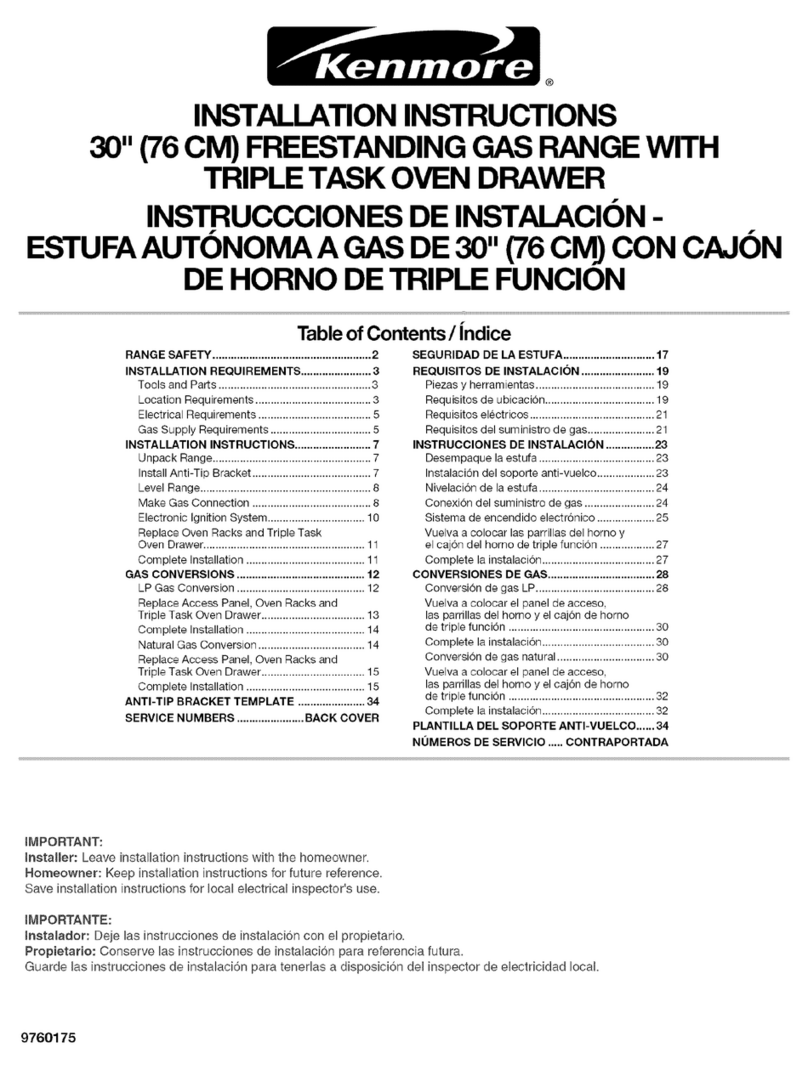 Kenmore 66475272502 User manual