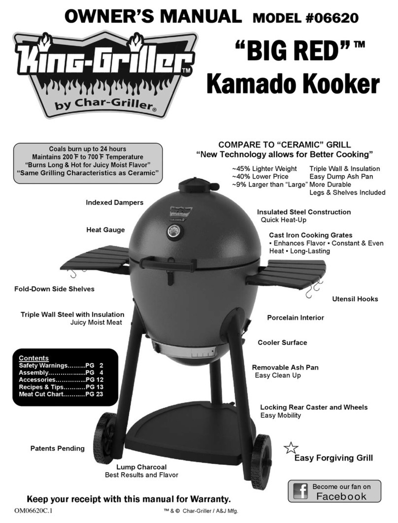 King-Griller 6620 owner's manual