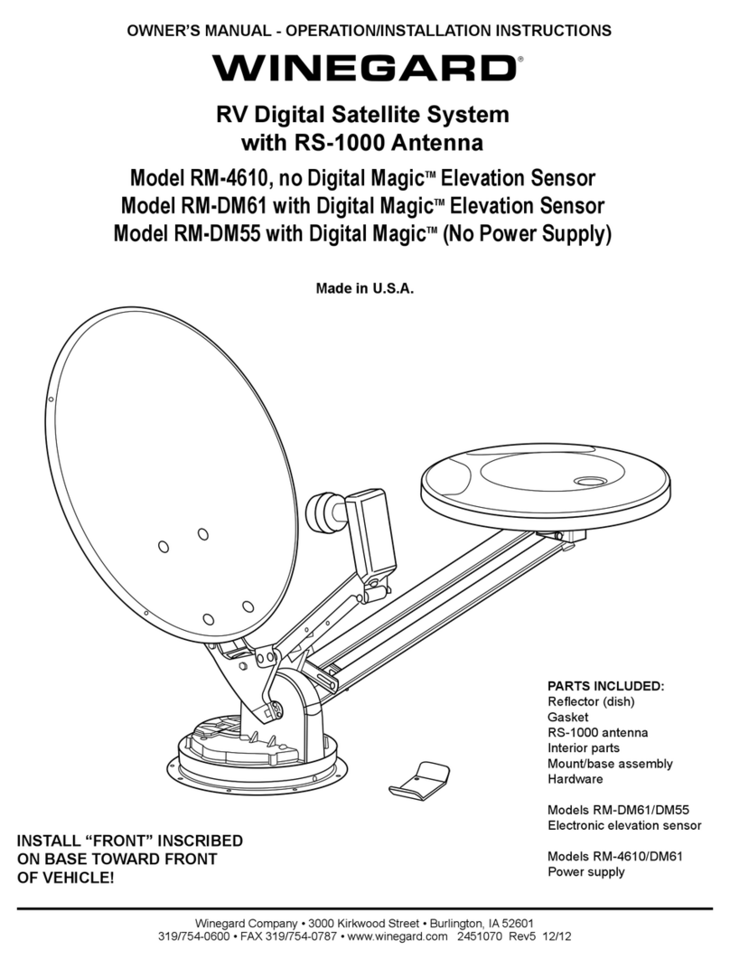 Winegard RM-4610 owner's manual Winegard RM-4610 owner's manual