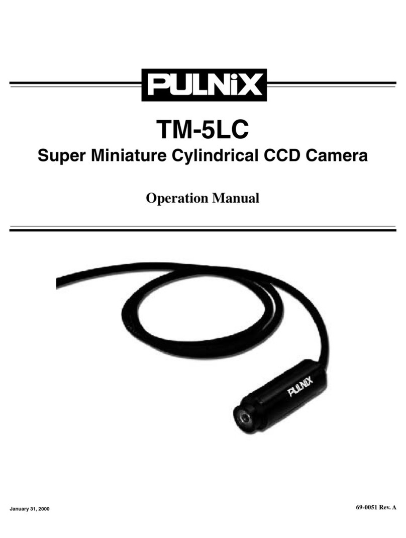 Pulnix TM-5LC User manual Pulnix TM-5LC User manual