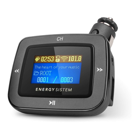 ENERGY SISTEM 1100 Dark Iron user manual