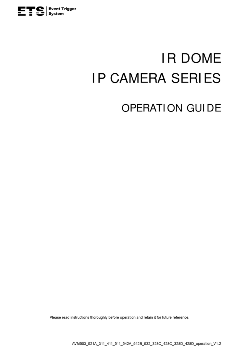 ETS IP CAMERA SERIES Operation guide