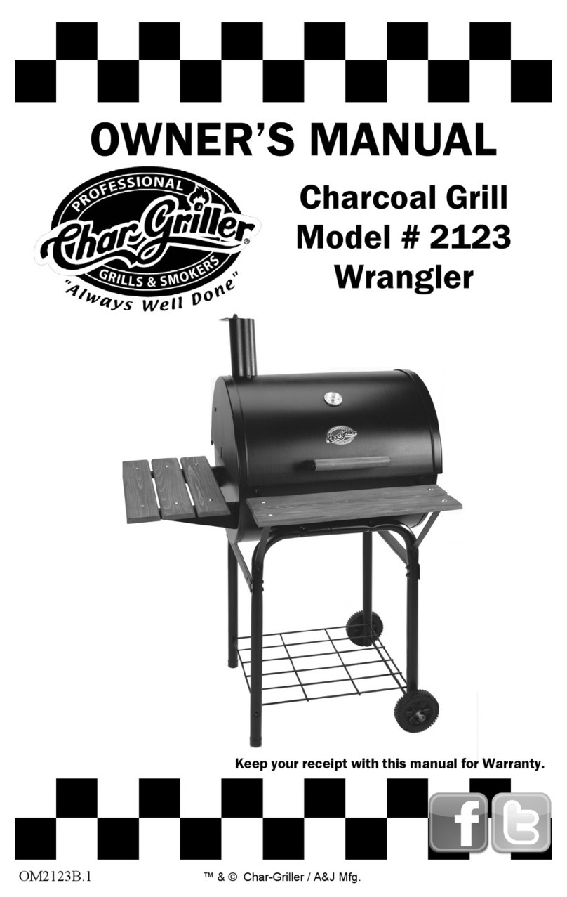 Char-Griller 2123 User manual