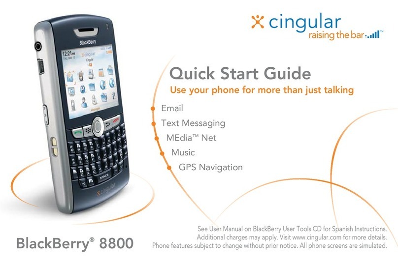 Blackbe;rry 8800 - SMARTPHONE - SAFETY AND User manual
