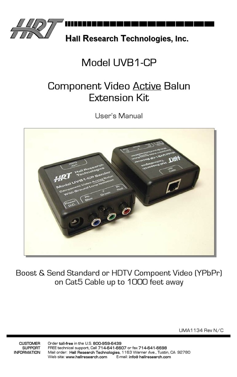 HRT UVB1-CP user manual