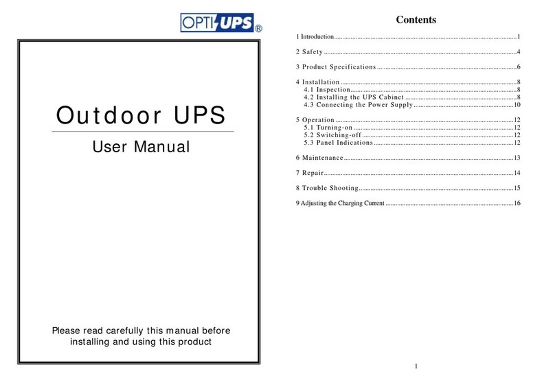 OPTI-UPS OD330 User manual OPTI-UPS OD330 User manual