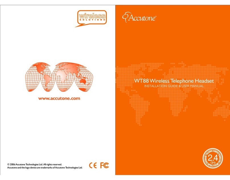 Accutone WT88 Troubleshooting guide