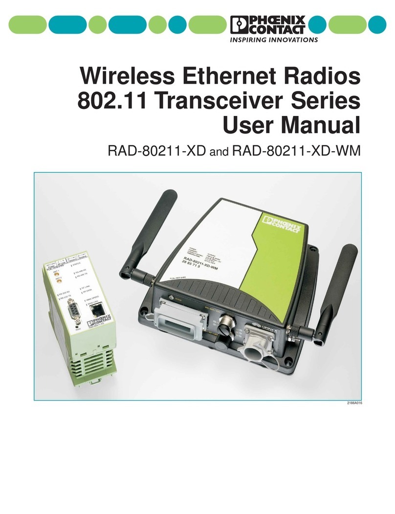 Phoenix Contact RAD-80211-XD User manual