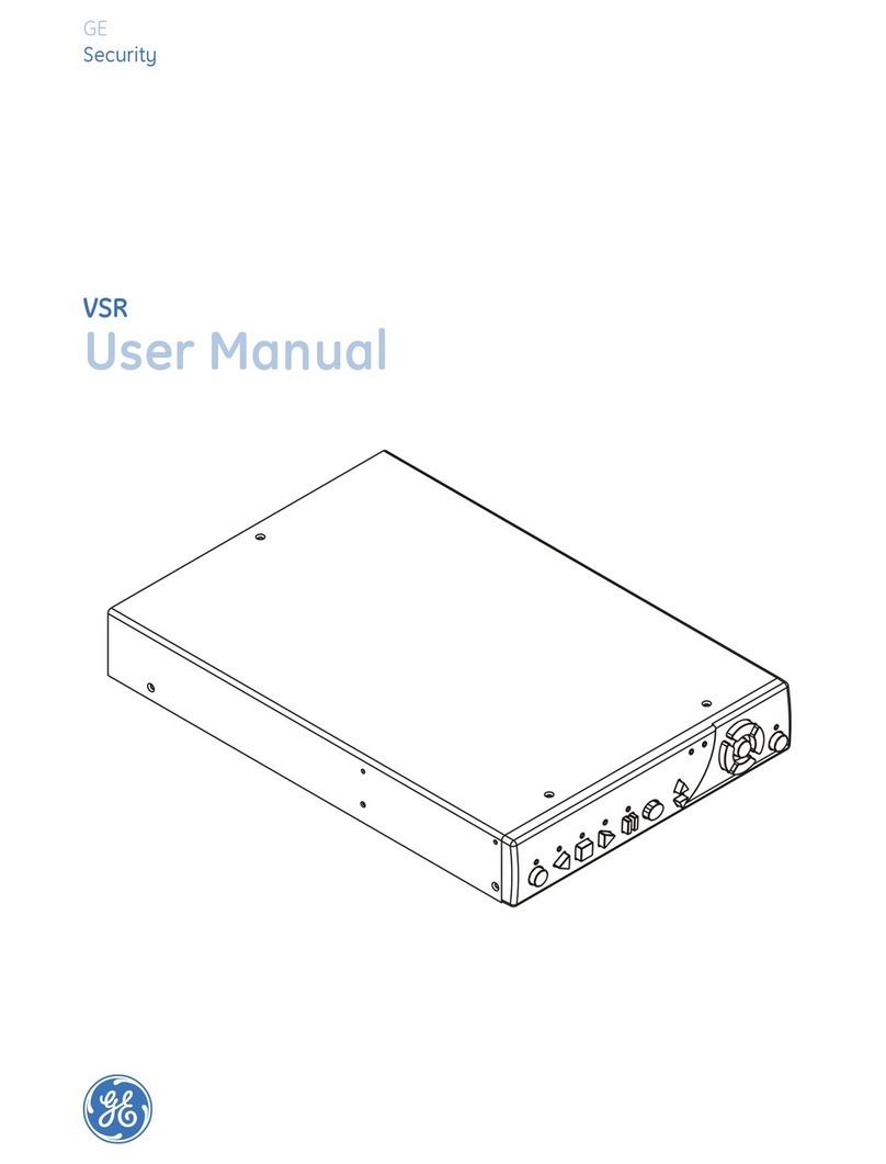 GE Security VSR-300 User manual GE Security VSR-300 User manual