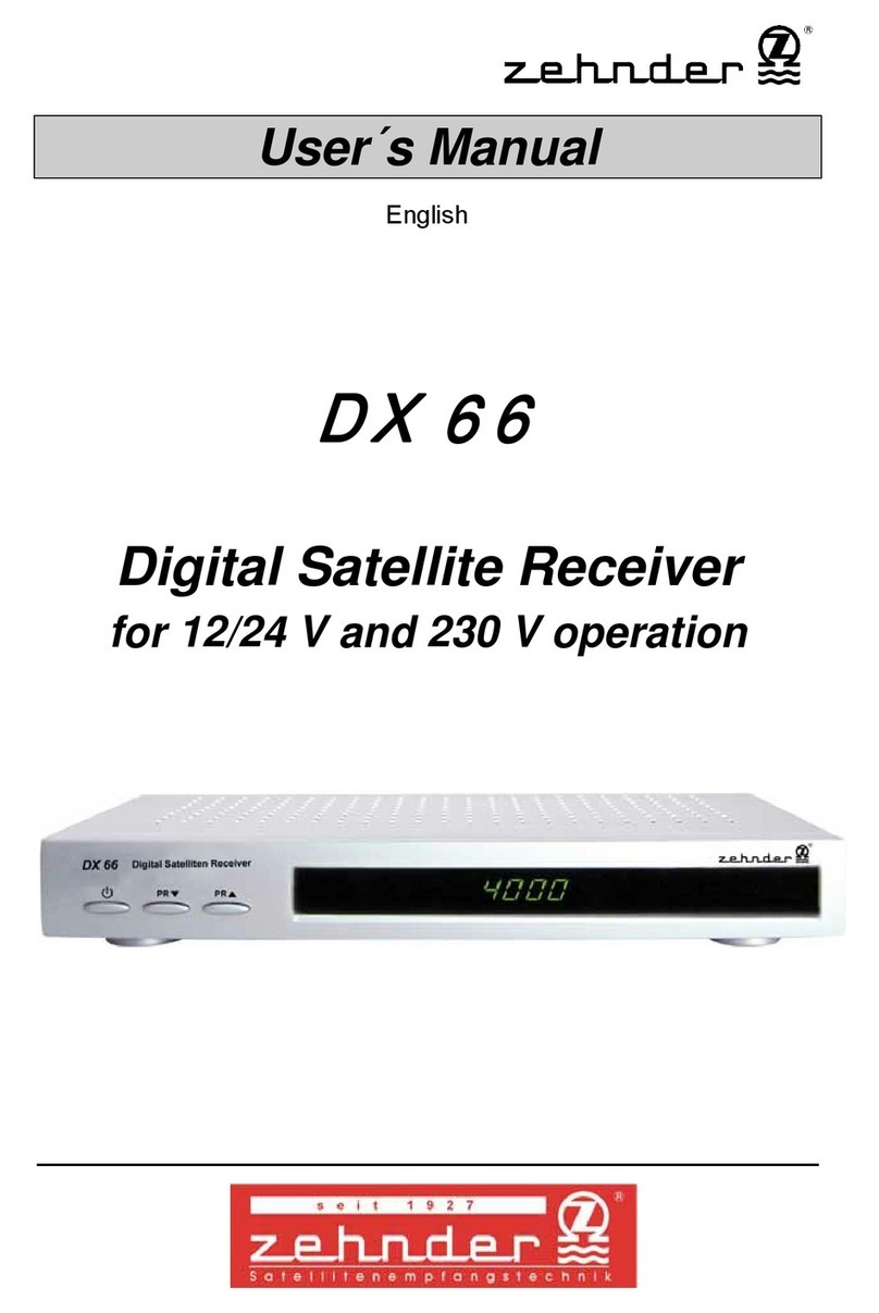 Zehnder Rittling DX66 user manual