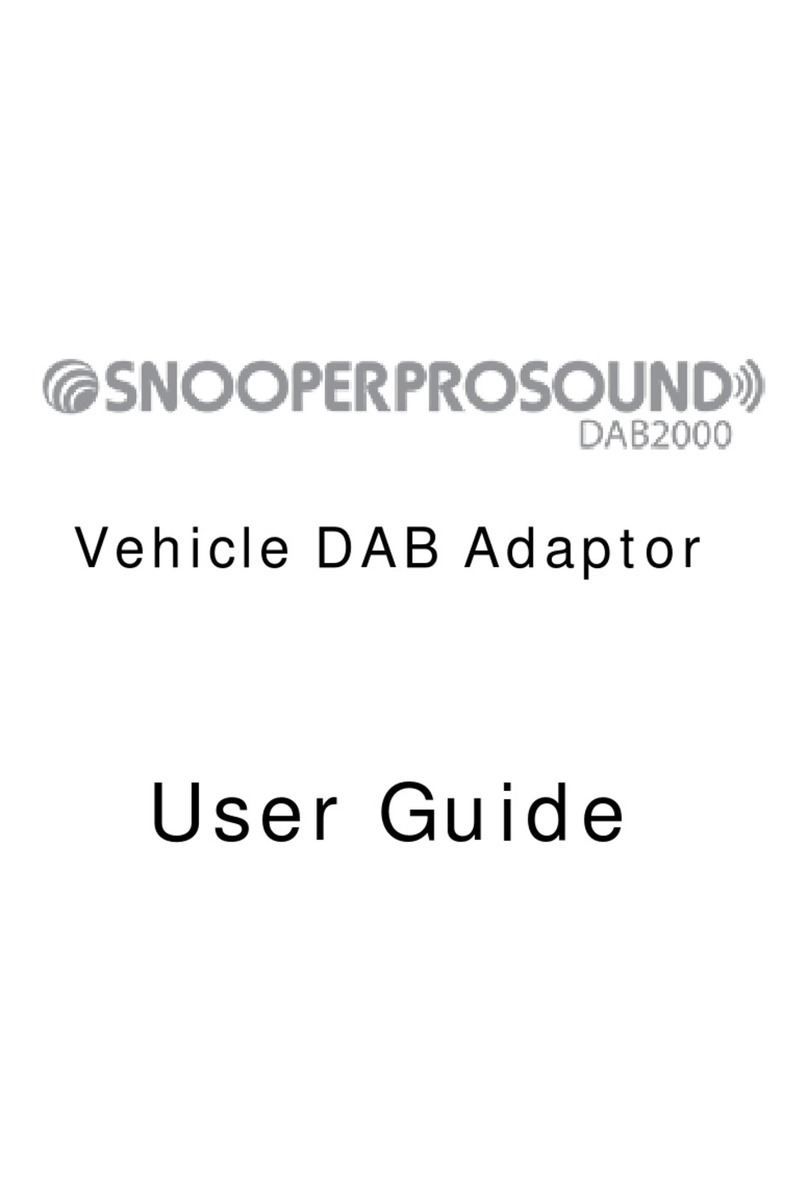Snooper Pro Sound DAB2000 user guide