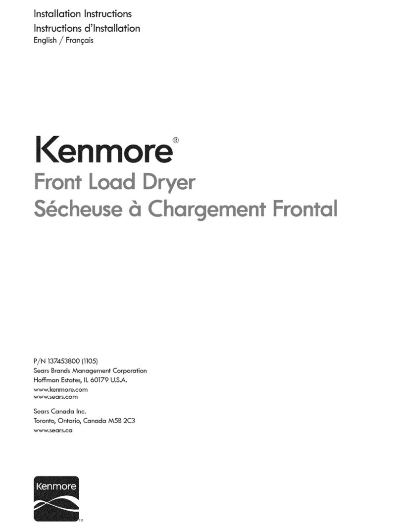 Kenmore 41798022000 User manual