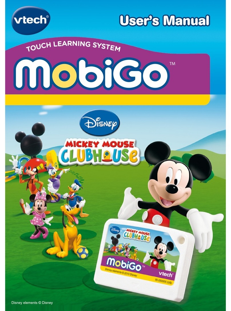 V-tech MobiGo  Game Storage User manual