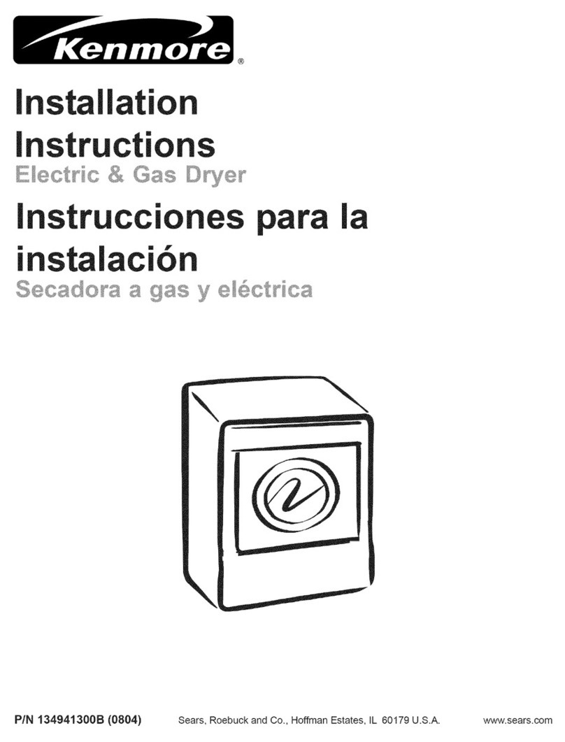 Kenmore 41798076701 installation instructions Kenmore 41798076701 installation instructions