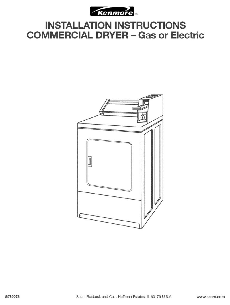 Kenmore 11066152500 installation instructions
