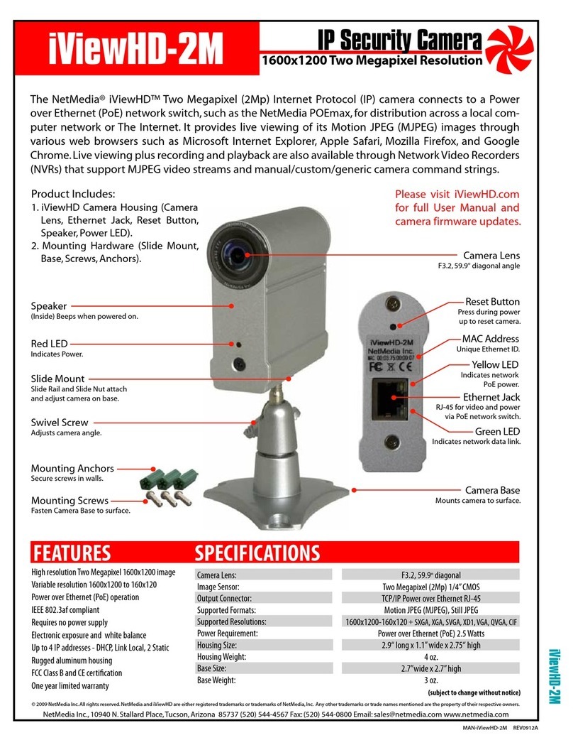 Net Media iViewHD-2M datasheet