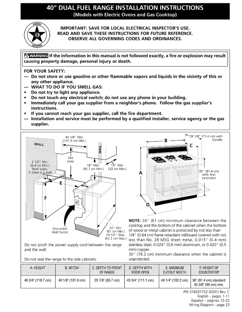 Kenmore 79074503990 installation instructions