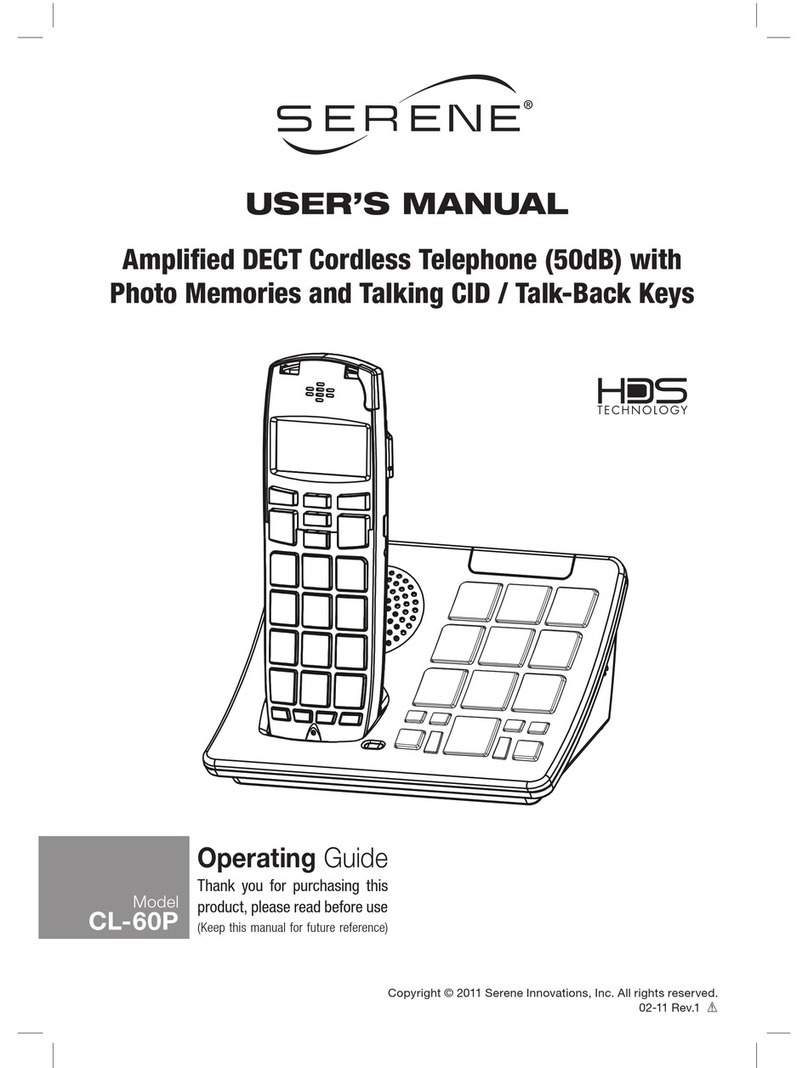 Serene CL-60P User manual Serene CL-60P User manual