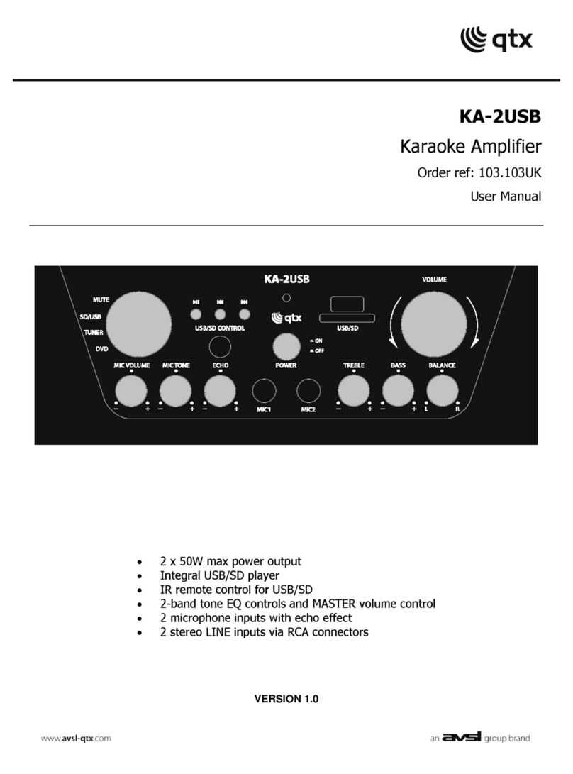Qtx KA-2USB User manual