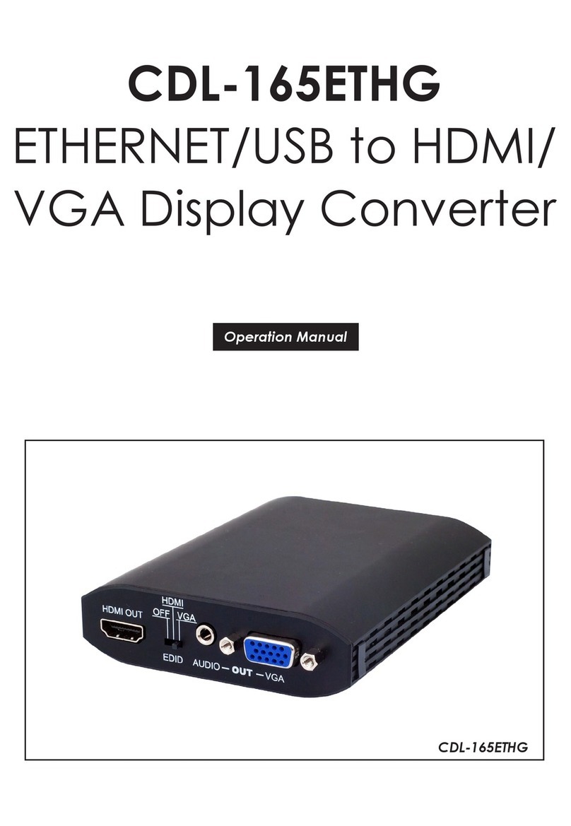 Cypress CDL-165ETHG User manual