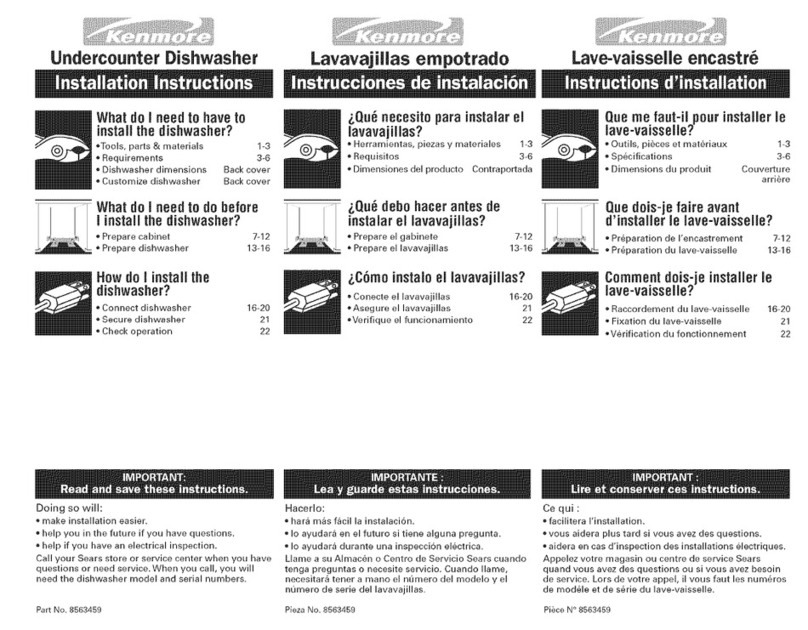 Kenmore 66513402K901 User manual