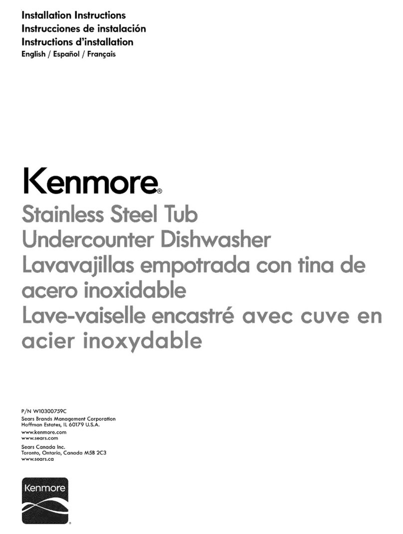 Kenmore 66513292K115 installation instructions