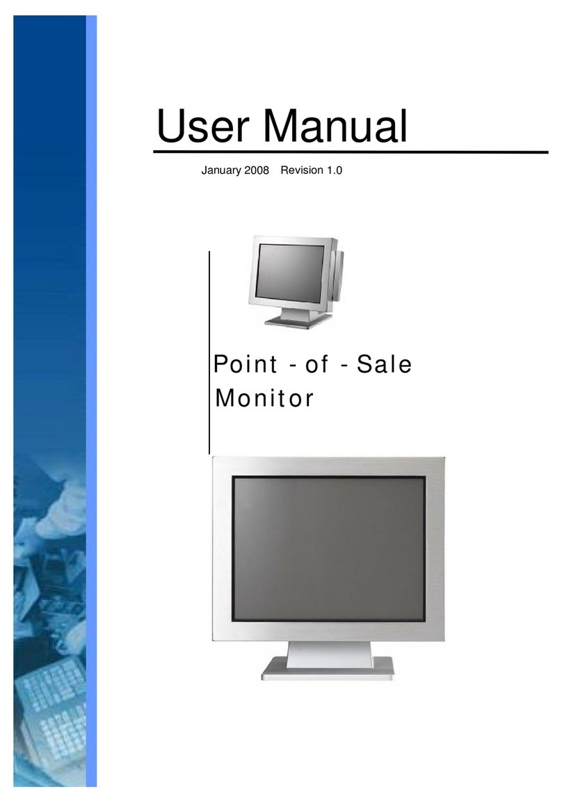 Axon POS System POS 700 series user manual