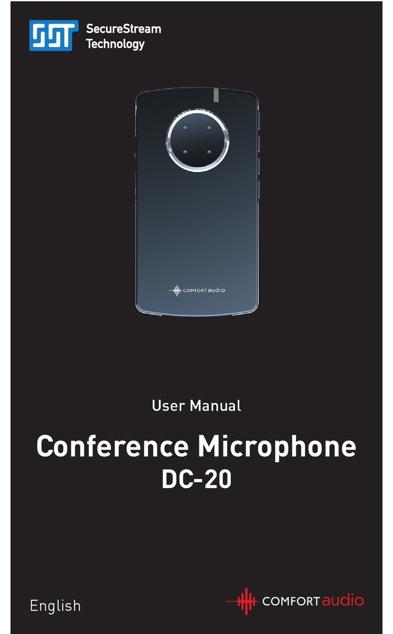 Comfort audio DC20 user manual