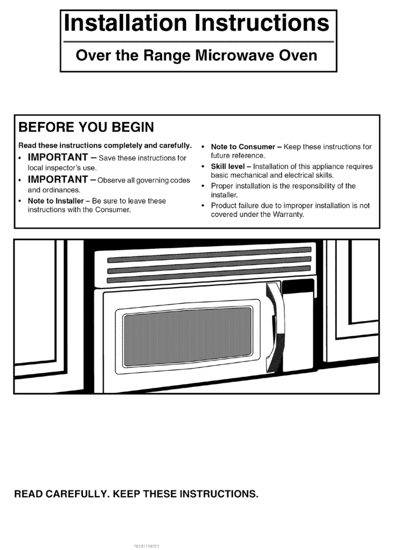 Kenmore 40180099010 User manual