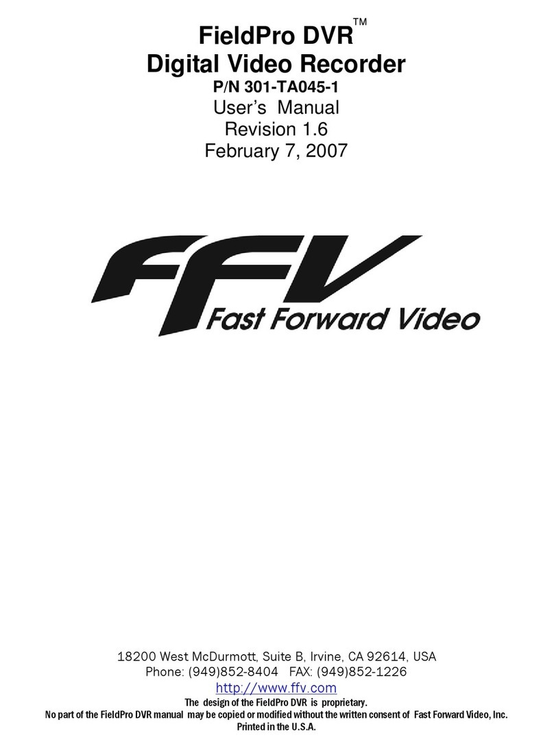 Fast Forward Video FieldPro DVR user manual
