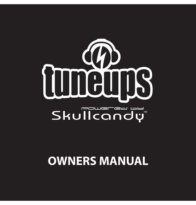 Skullcandy TuneUps owner's manual