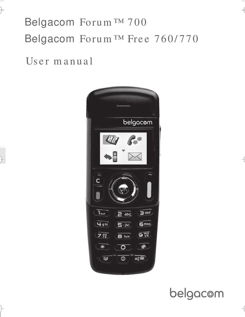 BELGACOM Forum Free 760 User manual