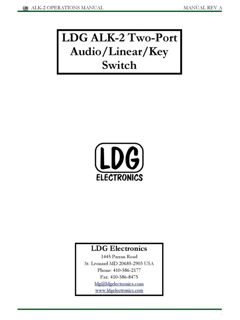 LDG ALK-2 Operation manual LDG ALK-2 Operation manual
