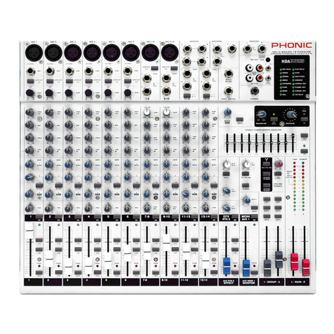 Phonic HELIX BOARD 18 FIREWIRE MKII User manual