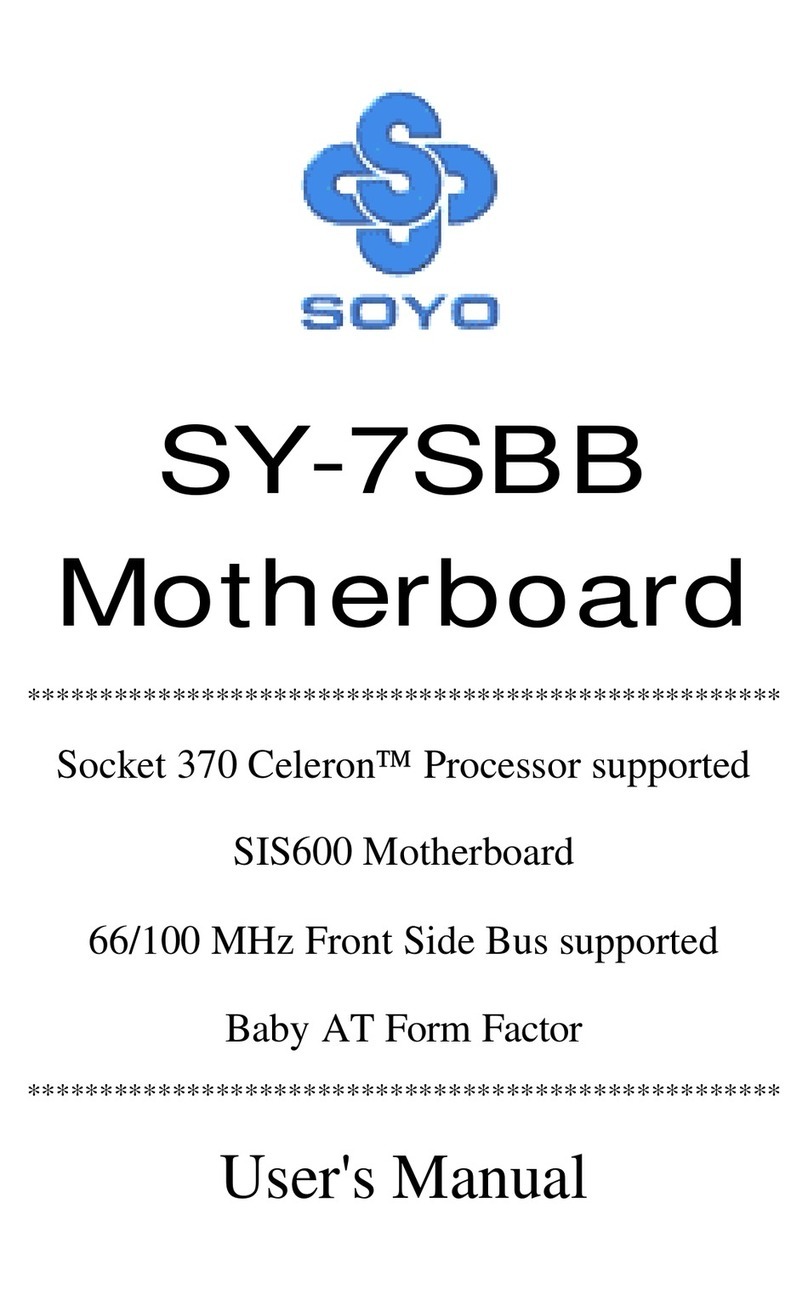 SOYO SY-7SBB User manual