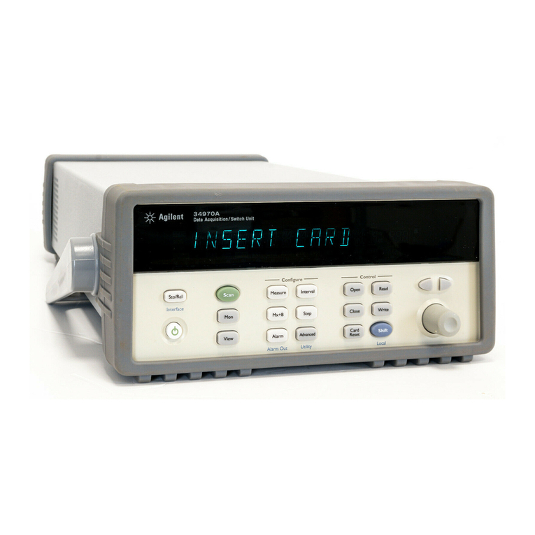 Agilent Technologies 34972A user guide