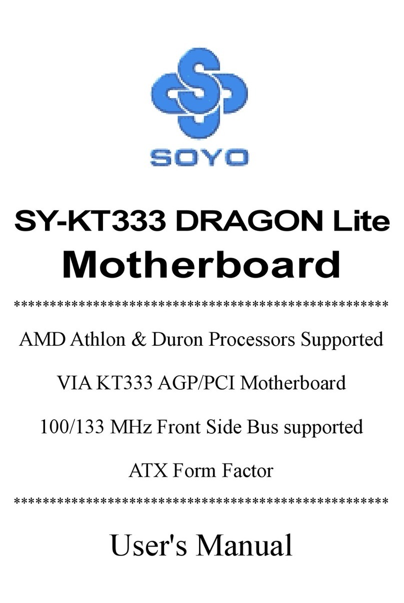 SOYO DRAGON Lite SY-KT333 User manual