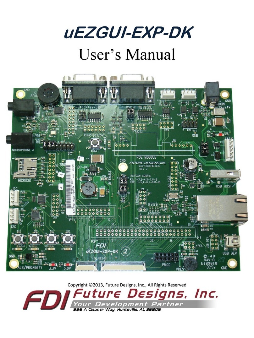 FDI uEZGUI-EXP-DK user manual
