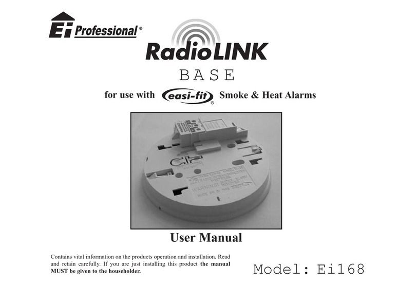 EiProfessional RadioLINK Ei168 user manual