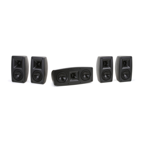 Klipsch Quintet owner's manual