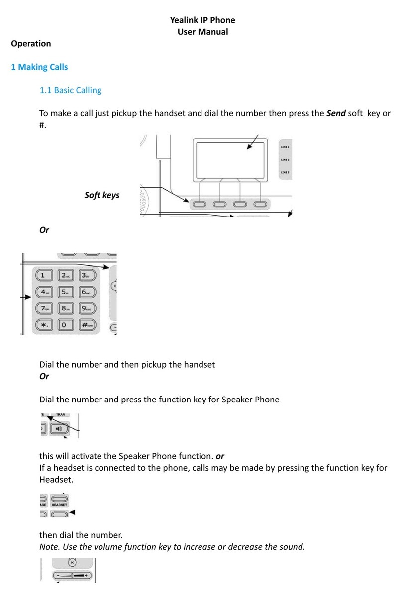 Yealink IP Phone user manual