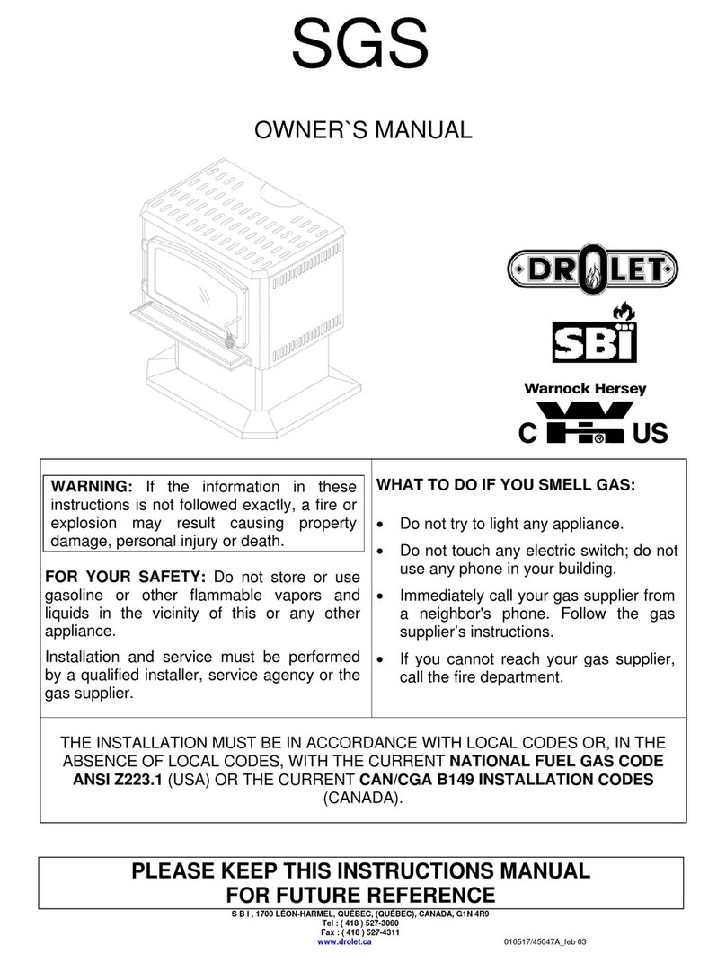 Drolet SGS User manual Drolet SGS User manual