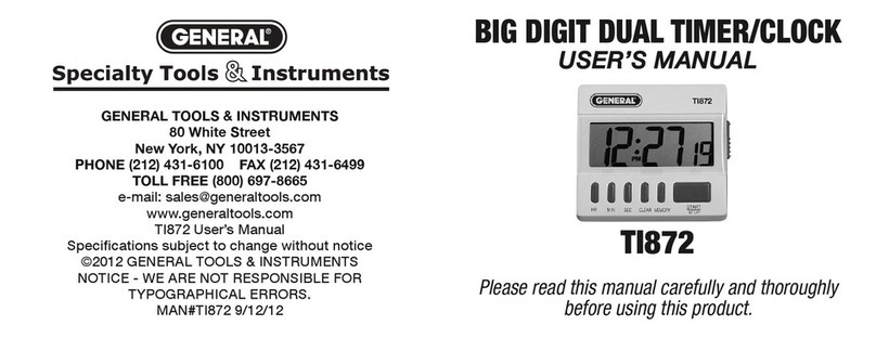 General TI872 user manual