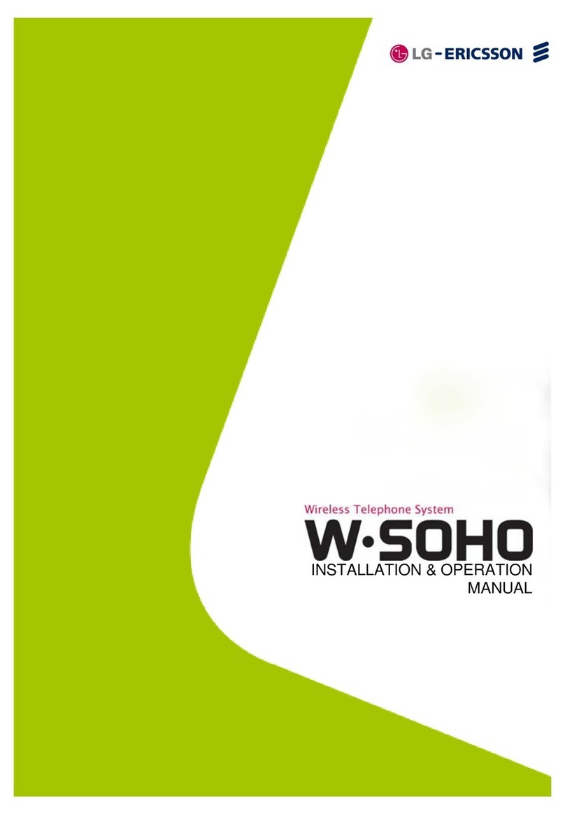 LG-Ericsson W-Soho Installation and operation manual