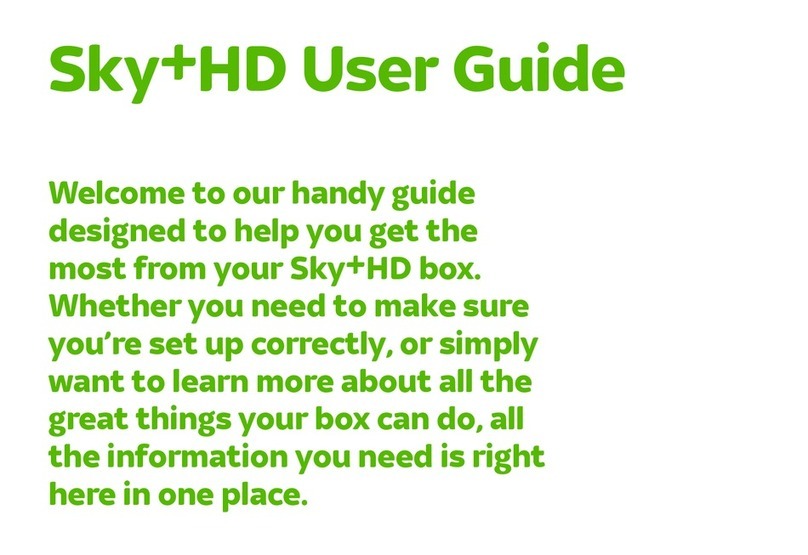 Sky HD box user guide