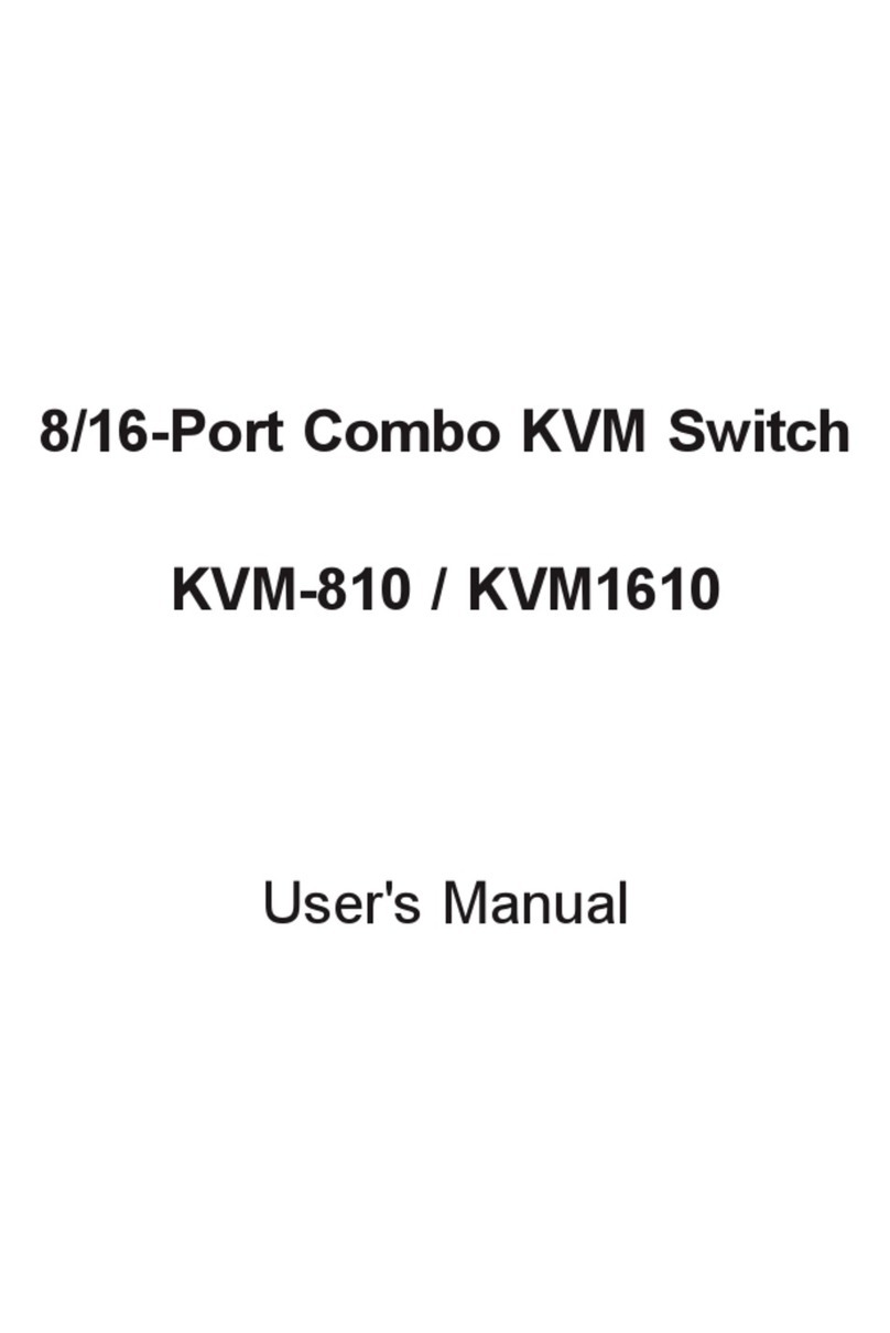 Planet KVM-810 user manual