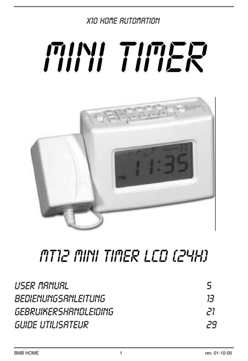 X10 MT12 User manual